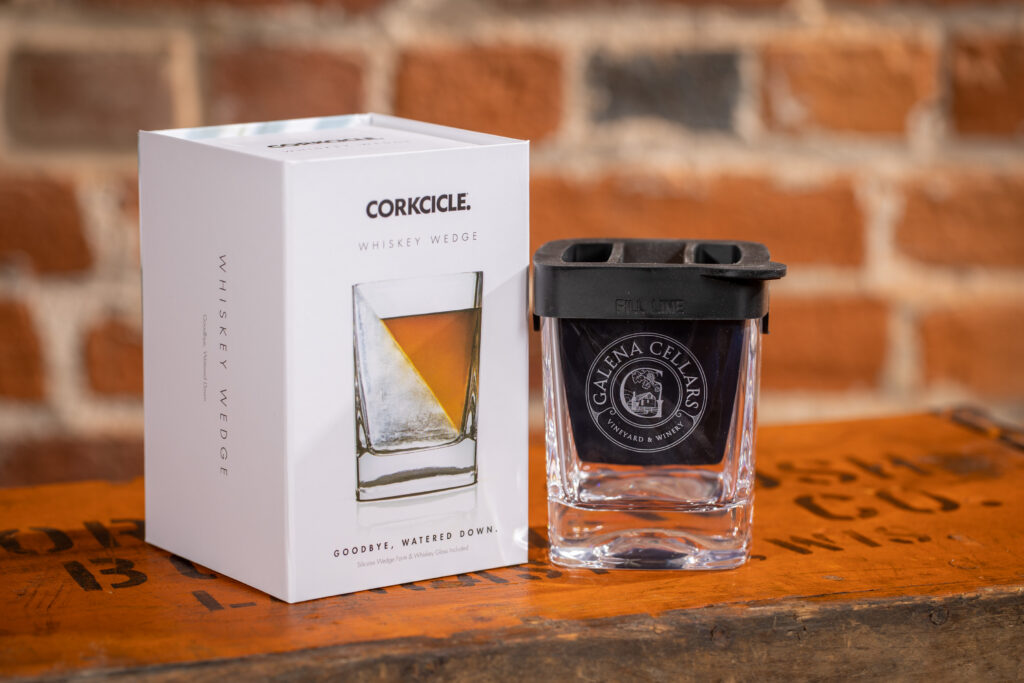 Corkcicle Whiskey Wedge Logo - Galena Cellars Vineyard & Winery