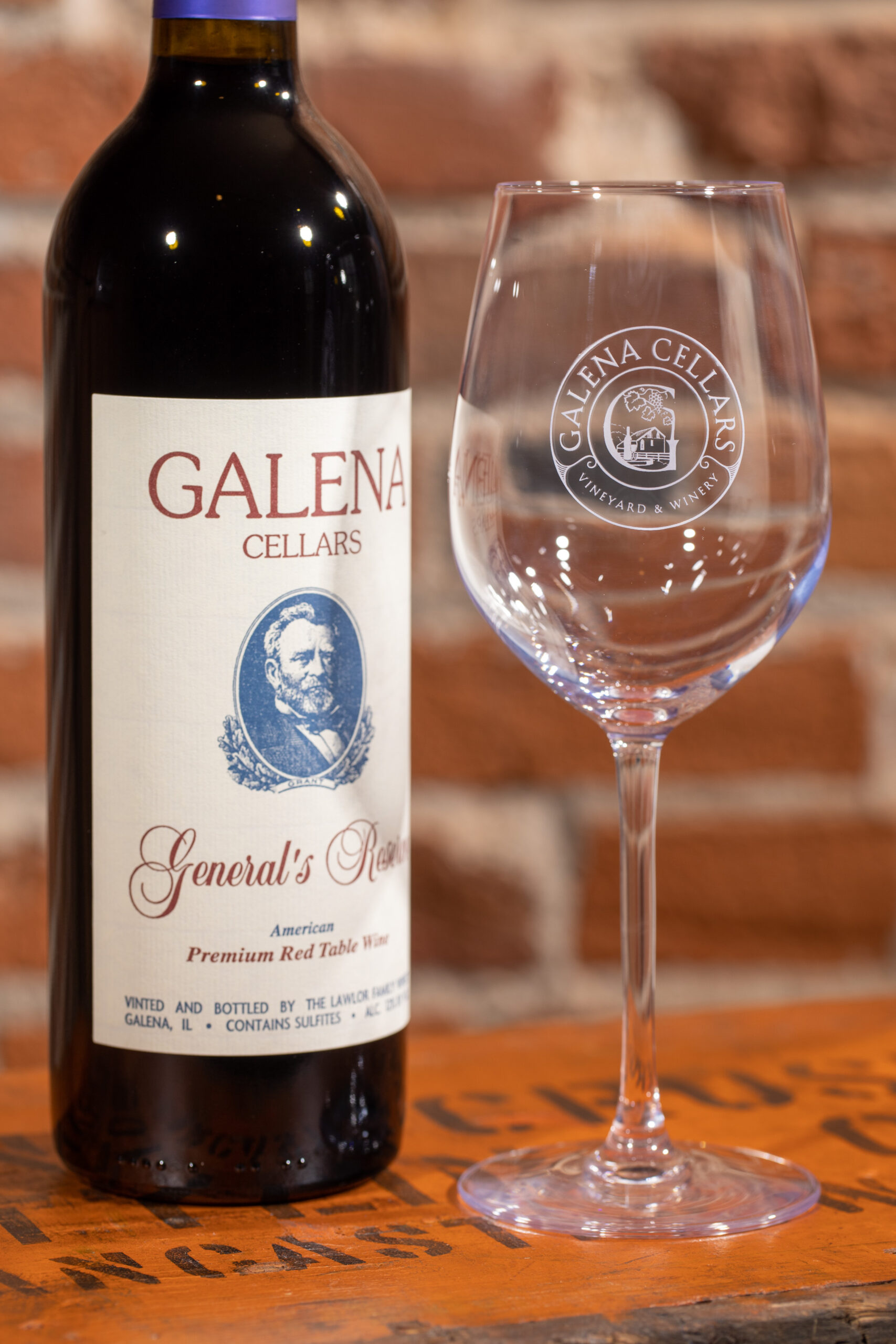 Round Logo Port Glass - Galena Cellars Vineyard & Winery